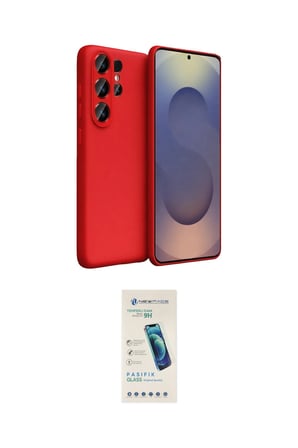 Samsung Uyumlu Galaxy S Ultra Kılıf Kozmos Yansıma Özel Seri İkili Koruma Seti