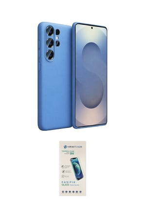 Samsung Uyumlu Galaxy S Ultra Kılıf Kozmos Yansıma Özel Seri İkili Koruma Seti