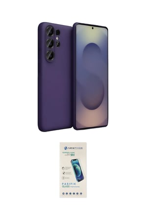Samsung Uyumlu Galaxy S Ultra Kılıf Kozmos Yansıma Özel Seri İkili Koruma Seti