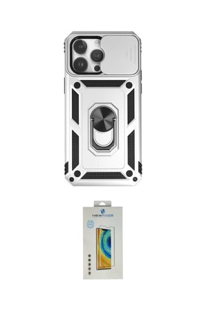 Apple Uyumlu iPhone  Pro Max Kılıf Ahenk Klasik İkili Koruma Seti