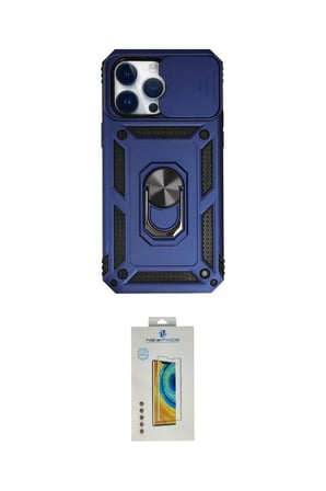Apple Uyumlu iPhone  Pro Max Kılıf Ahenk Klasik İkili Koruma Seti