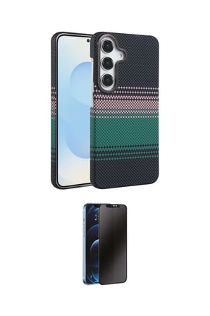 Samsung Uyumlu Galaxy A G Kılıf Doruk Serisi İkili Koruma Seti