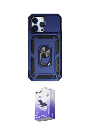 Apple Uyumlu iPhone  Pro Max Kılıf Ahenk Klasik İkili Koruma Seti
