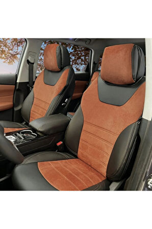 Chery Tiggo 8 Pro Araca Özel Oto Koltuk Kılıfı - Tay Tüyü ve 1. Kalite Deri