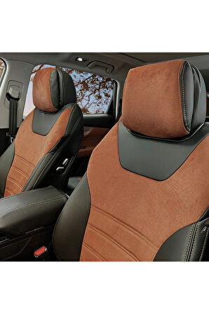 Chery Tiggo 8 Pro Araca Özel Oto Koltuk Kılıfı - Tay Tüyü ve 1. Kalite Deri