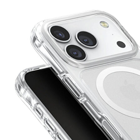 iPhone 17 Pro Max Uyumlu Şeffaf MagSafe Koruyucu Kılıf