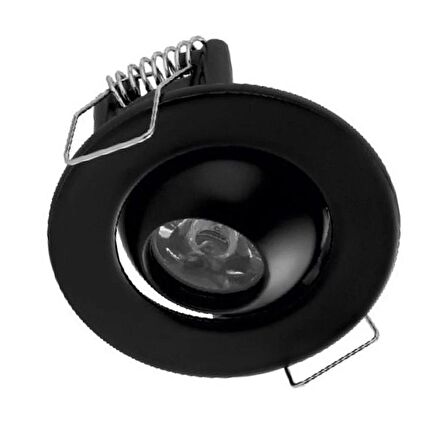 Cata CT-5268 1W Siyah Kasa Led Spot (Hareketli) Gün Işığı