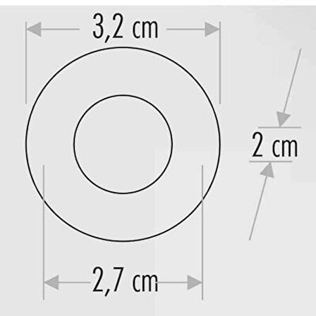 Cata CT-5270 1W Yıldız Satin Kasa Led Spot Beyaz Işık