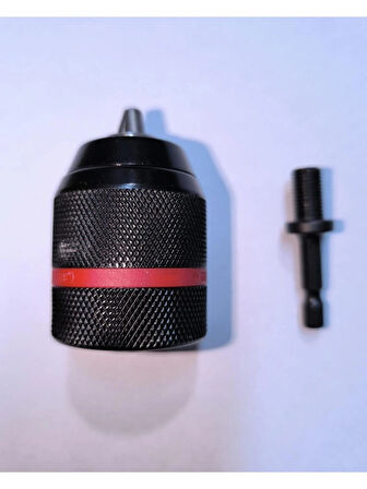 Şarjlı Vidalama ve Matkap Için 1/4 Hex Adaptörlü 10mm 3/8 mm Otomatik Anahtarsız Supra Mandren