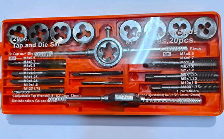 Kılavuz Pafta Takımı 20 Parça