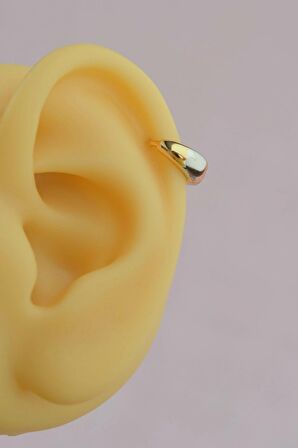 İki Renkli Bombeli Çelik Halka Piercing Helix Kıkırdak Lob