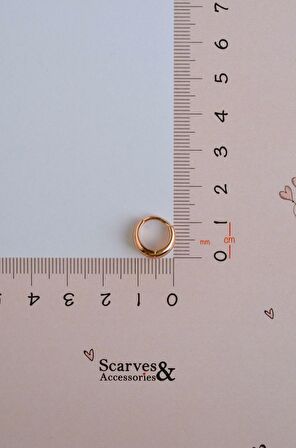 Bombeli Çelik Halka Piercing Helix Kıkırdak Lob