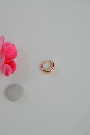 Bombeli Çelik Halka Piercing Helix Kıkırdak Lob