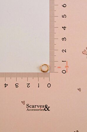 5 mm Mini Halka Piercing Forward Helix Tragus Piercing Daith Helix