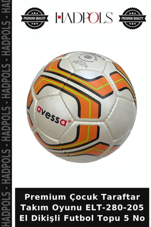 Premium Çocuk Taraftar Takım Oyunu ELT-280-205 El Dikişli Futbol Topu 5 No