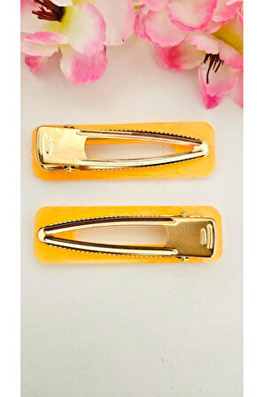 Yan Toka Turuncu Renk 2 adet 7 cm