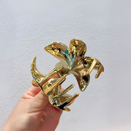 Altın Renk Lotus Toka 7 cm
