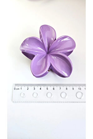 5 adet Kadın Saç Toka Seti Pastel Renkli Lotus Model 8 cm Büyük Boy