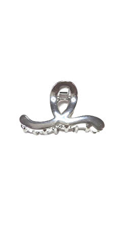 Gümüş Renk Metal Mandal Toka 4,5 cm Küçük Boy – Dayanıklı, Günlük ve Şık