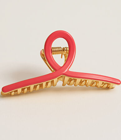 Fuşya Renk Altın Metal Mandal Toka 11 cm Büyük Boy – Güçlü ve Şık