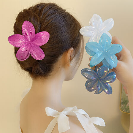 Simli Lavant Renk Lotus Toka 8 cm - Şık ve Dayanıklı