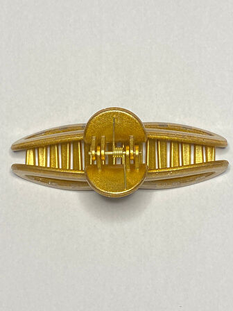 Simli Hardal Renk Kurdele Model Mandal Toka 11 cm - Şık ve Dayanıklı*y