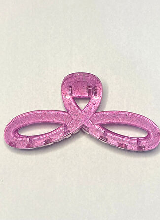 Simli Lavanta Renk Kurdele Model Mandal Toka 11 cm - Şık ve Dayanıklı