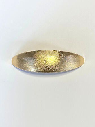 Metal Fransız Tip Saç Tokası – Parlak Altın Renkli 11 cm Klasik ve Şık Model