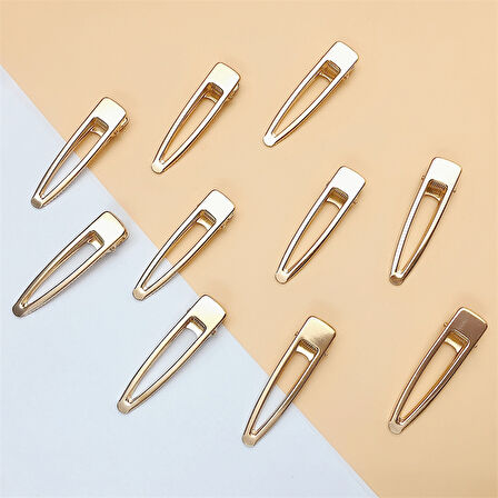 2'li Altın Renk Pens Toka 6,5 cm