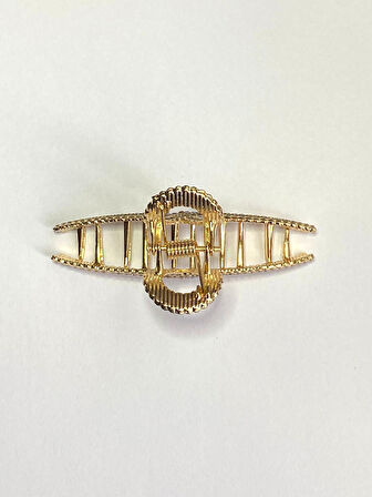 7 cm Gold Fiyonk Model Taşlı Saç Tokası – Renkli Işıltılı Metal Mandal Toka