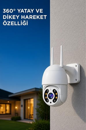 Özel Üretim Cihaz Ev Gündüz Güvenlik Kamerası CMR41 Beyaz