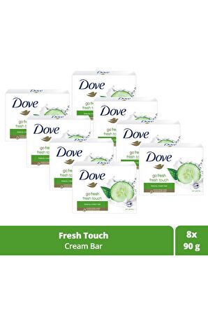 DOVE CREAM BAR FRESH TOUCH 90 GR X 8 ADET