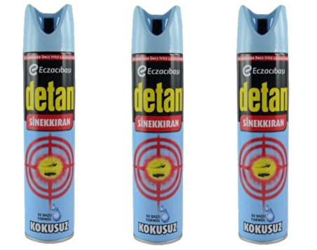 DETAN SİNEKKIRAN KOKUSUZ 275 ML x 3 ADET