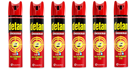 DETAN SİNEKKIRAN SU BAZLI AERESOL 275 ML x 6 ADET