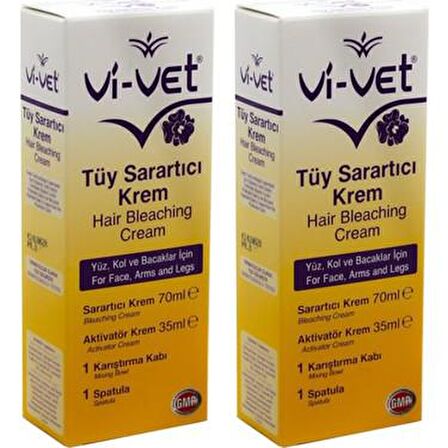 Vİ-VET TÜY SARARTICI KREM 70ML + 35 ML x 2 ADET