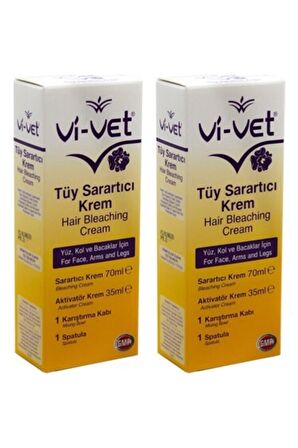 Vİ-VET TÜY SARARTICI KREM 70ML + 35 ML x 2 ADET