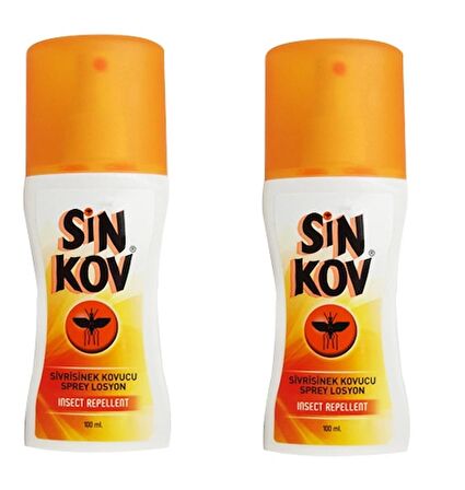 SİNKOV SİVRİSİNEK KOVUCU SPREY LOSYON 100 ML x 2 ADET
