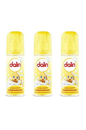 DALİN BEBEK KOLONYASI BICI BICI KOKUSU 150 ML x 3 ADET