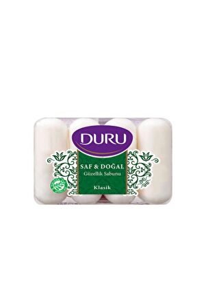 DURU SAF DOĞAL KLASİK BEYAZ SABUN VEGAN 4*70 GR