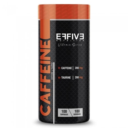 Effive Caffeine + Taurine Kafein Taurin İçeren Takviye Edici Gıda 100 Kapsül