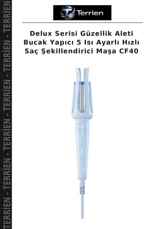 Delux Serisi Güzellik Aleti Bucak Yapıcı 5 Isı Ayarlı Hızlı Saç Şekillendirici Maşa CF40