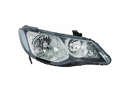 Honda Civic 2006-2011 Arası Uyumlu Sağ Ön Far (Motor Üzerinde)