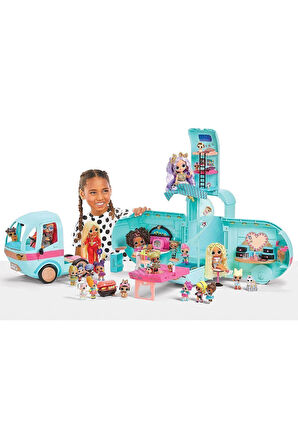 Civciv Oyuncak L.O.L. Surprise OMG Glam N' Go Camper Moda Karavan 4 In 1