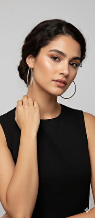 ESU ÇELİK HALKA KÜPE 