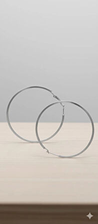 ESU ÇELİK HALKA KÜPE 