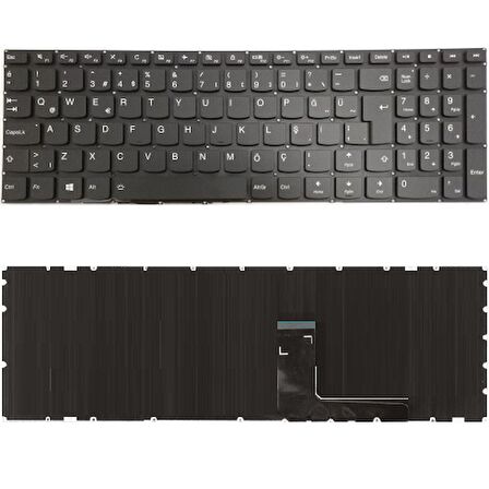 Lenovo 5CB0L37533, 5CB0L37526, 5CB0L46631, 5CB0L46658 Uyumlu Klavye Tuş Takımı Siyah Türkçe