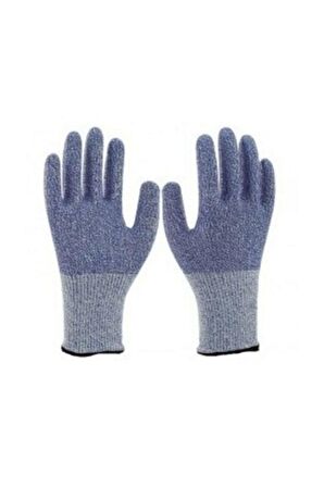 Kesilmeye Dirençli Elyaf Eldiven Tek Adet Mavi 636700