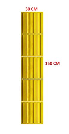 5 Adet Hissedilebilir Yürüme Yüzeyi (Uyarıcı Tip) Zemin İşaretleme 300*300 mm