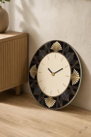 Art Deco Akşamı — Cam Duvar Saati