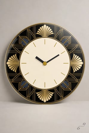 Art Deco Akşamı — Cam Duvar Saati